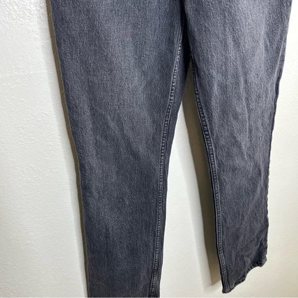 Abercrombie & Fitch The 90's Straight Ultra High Rise Black Jean Curve Love 4L - Picture 7 of 9
